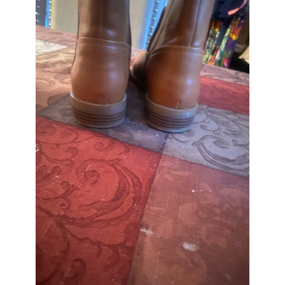 Women's Style & Co. Brown Heeled Boots Size 6 - Picture 4 of 7